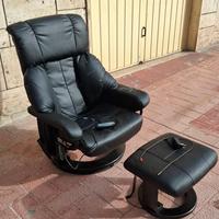 POLTRONA+POUFF MASSAGGIANTE è RISCALDAMENTO.FUORIG