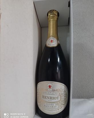 champagne henriot baccarat 1982