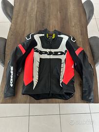 Giacca moto in pelle spidi 52