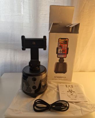 📱 Supporto Telefono 360° con Rilevamento Viso