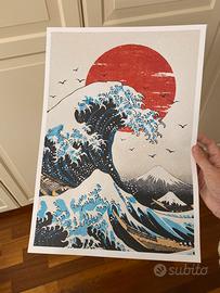 Poster stampa Giappone A3, carta lusso