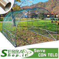 Serra Tunnel rete antigrandine box auto orto piant