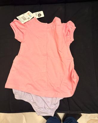 Body bambina  a maniche corte