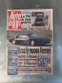 Rivista Anno 1 N.1 Auto Oggi ‘86