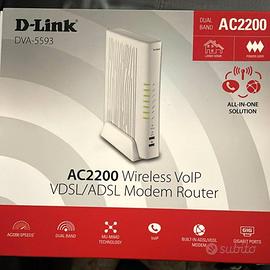 Modem router libero VoIP Fibra VDSL Wi-Fi AC2200