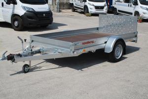 Rimorchio pianale basculante 300x150cm 800>1300kg