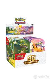 Pokemon Display 10 Mini Tin 30TH Anniversario ITA