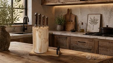 Coltelliere in legno