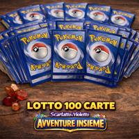 Lotto 100 carte Pokemon Avventure Insieme