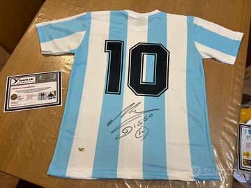Maglia autografata Maradona con certificato COA