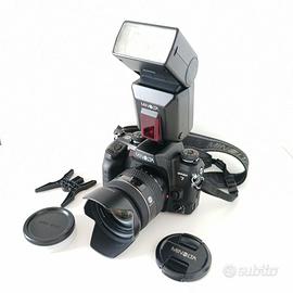 Minolta Dynax 7 pellicola flash 3600HS zoom 24-105