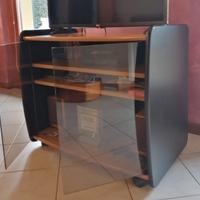 Mobile porta TV e stereo/cd/DVD con ruote