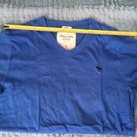 Maglietta donna Abercrombie & Fitch azzurra misura