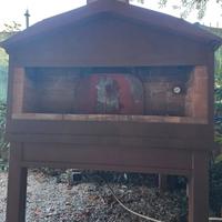 Forno a doppia alimentazione a legna e a metano.