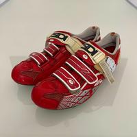 Scarpe ciclista Sidi Laser colore rosso carbonio