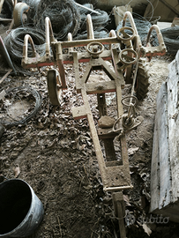 Aratro agricolo d'epoca anni 60