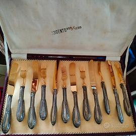 Set posate, argento 800/1000