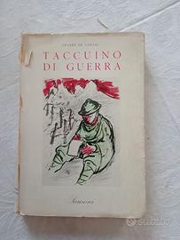TACCUINO DI GUERRA Cesare De Lollis