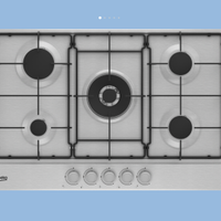 Piano cottura gas 5 fuochi Beko (HIAW75224SX)