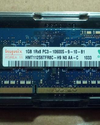 1 GB SDRAM HYNIX PC3-10600S (Notebook/Laptop)