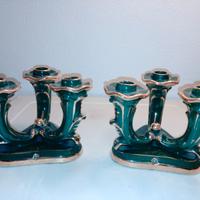 Portacandele in ceramica per 3 candele