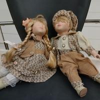 Coppia Bambole Vintage