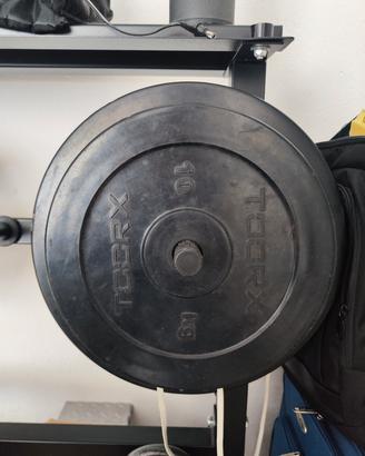 Disco ghisa Toorx gommato 10kg