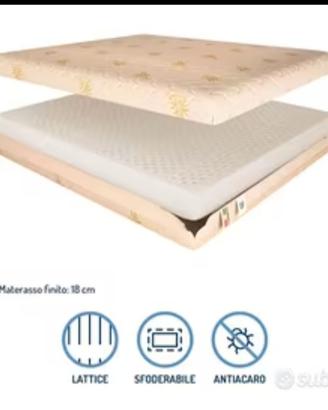 Materasso in lattice singolo 90x200