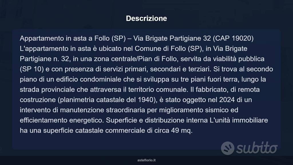 Appartamento – Follo, Piano di Follo - Vista 5