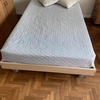 Letto una piazza e mezza completo di materasso