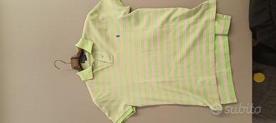Polo Ralph Lauren originale uomo righe verde lime