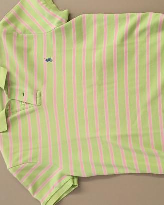 Polo Ralph Lauren originale uomo righe verde lime