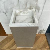 Lavabo freestanding artigianale in gres