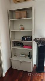 LIBRERIA BIANCA CON CASSETTONE