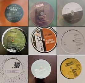 Lotto 9 vinili 12" Deep/minimal come nuovi 