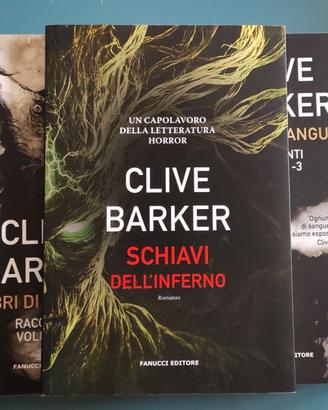 Clive Barker libri di sangue + schiavi dell'infern