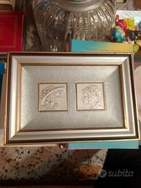 Quadretto su lastra argento 925