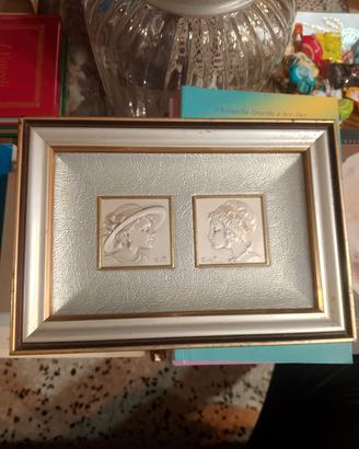 Quadretto su lastra argento 925