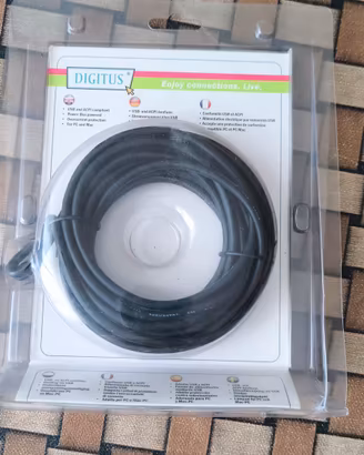 Cavo Prolunga Ripetitore Attivo USB 2.0 Digitus 5 