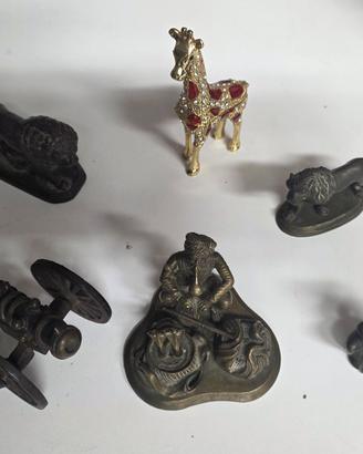 Miniature e Sculture in Bronzo Ottone Collezione