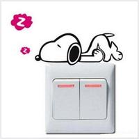 Adesivo murale, adesivo interruttore carino