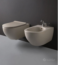 Coppia Sanitari sospesi VASO + BIDET FLAMINIA