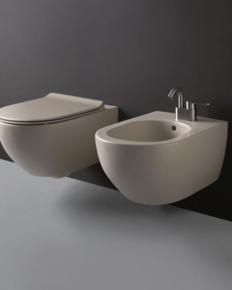 Coppia Sanitari sospesi VASO + BIDET FLAMINIA