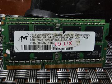 2 Memorie RAM MICRON 2GB