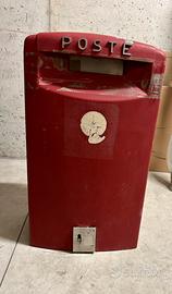 CASSETTA POSTALE ROSSA POSTE ITALIANE DIAMESSA