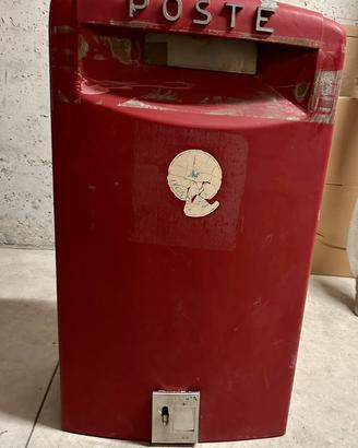 CASSETTA POSTALE ROSSA POSTE ITALIANE DIAMESSA