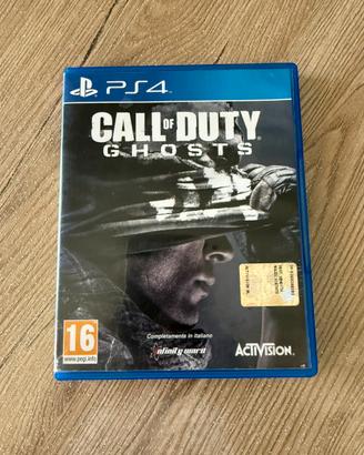 CALL OF DUTY GHOSTS PS4 gioco