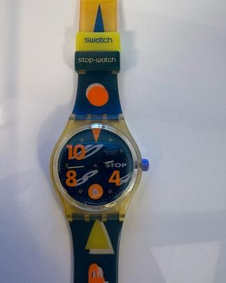 OROLOGIO SWATCH STOP WATCH ANNI 80 FUNZIONANTE