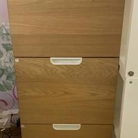 Schedario a 3 cassetti