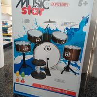 Batteria "Rock drummer" per bambini, nuova